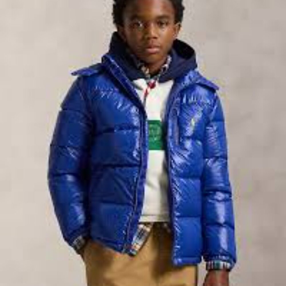 RALPH LAUREN The Gorham Glossed Down Jacket BOYS (14-16)